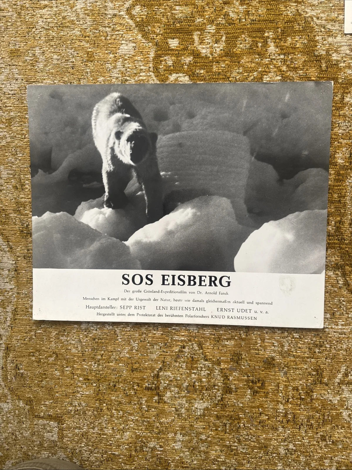 9 Large Lobby Cards Film Stills From The 1933 Film S.O.S. EISBERG, изображение 4