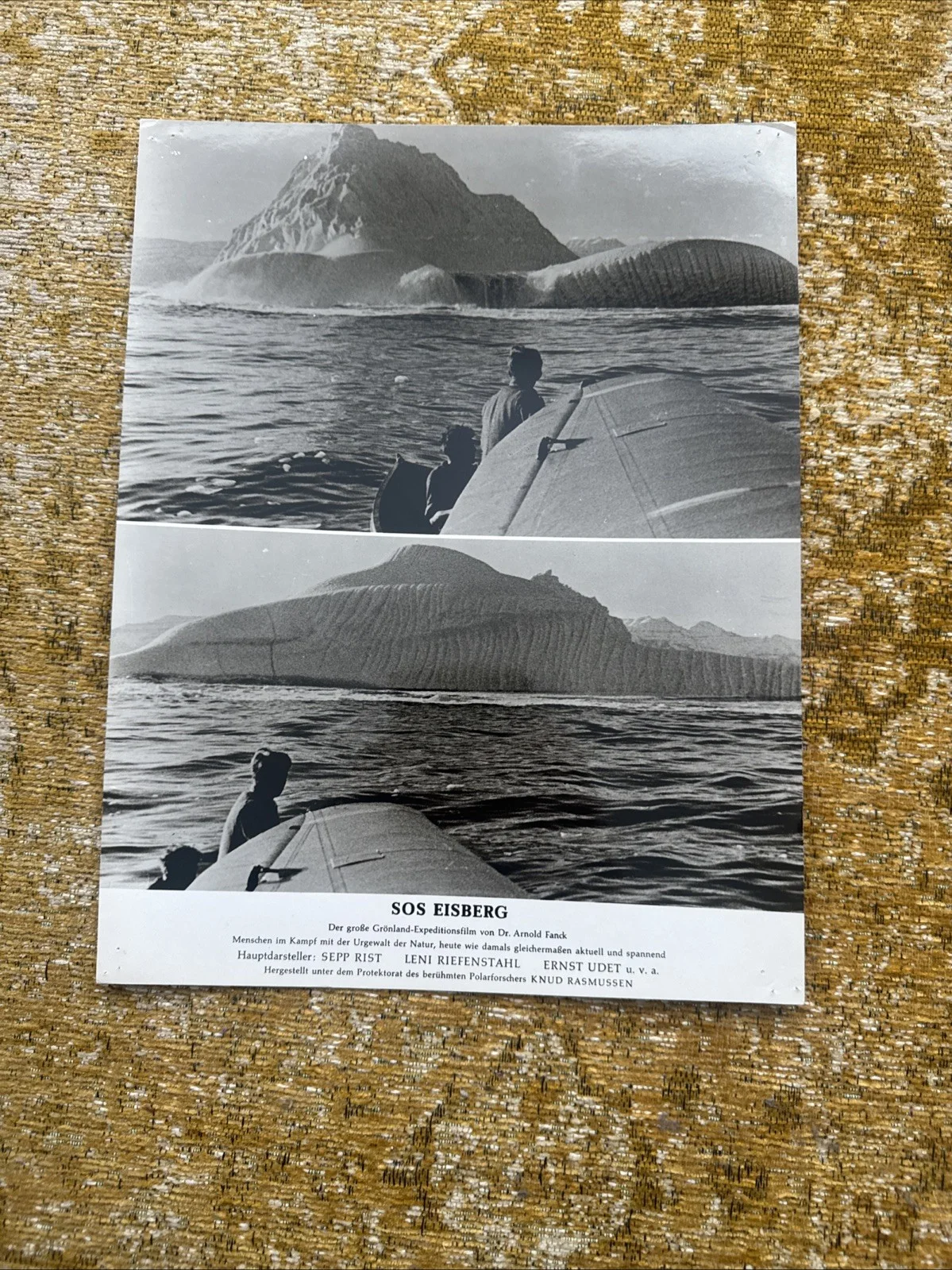 9 Large Lobby Cards Film Stills From The 1933 Film S.O.S. EISBERG, изображение 5