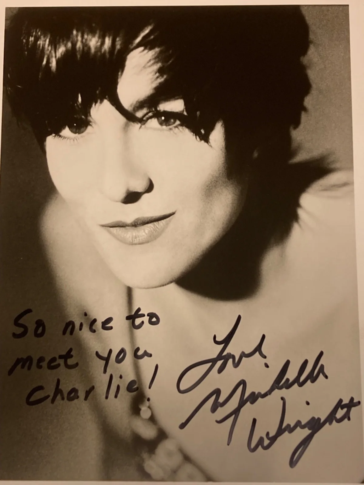 Hand SIGNED Michelle Wright 8x10 Agency Press Photo - Country Musician, изображение 3