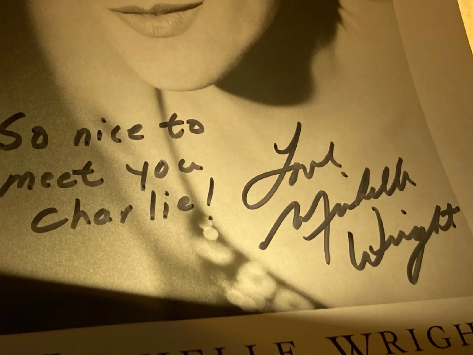 Hand SIGNED Michelle Wright 8x10 Agency Press Photo - Country Musician, изображение 4