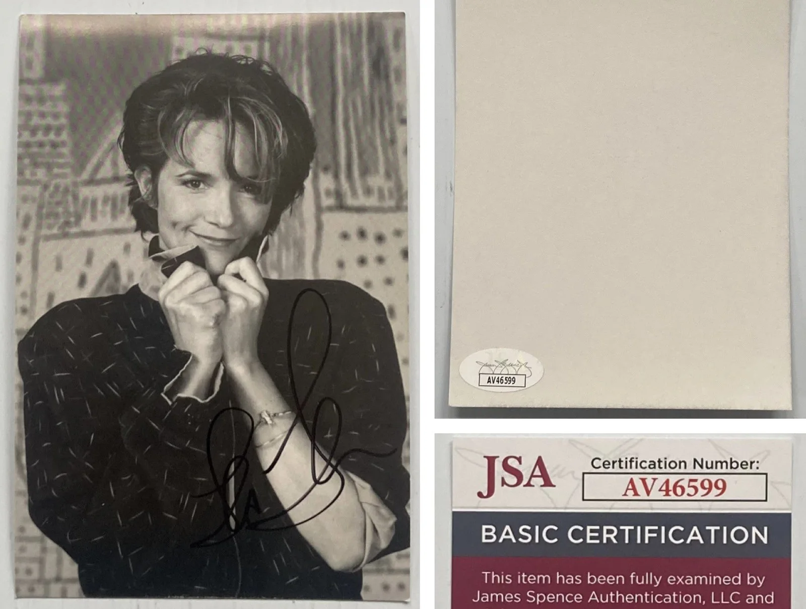 Lea Thompson — Back To The Future Lea Thompson Signed Autograph 4x6 Photo - JSA Cert - FREE S&H