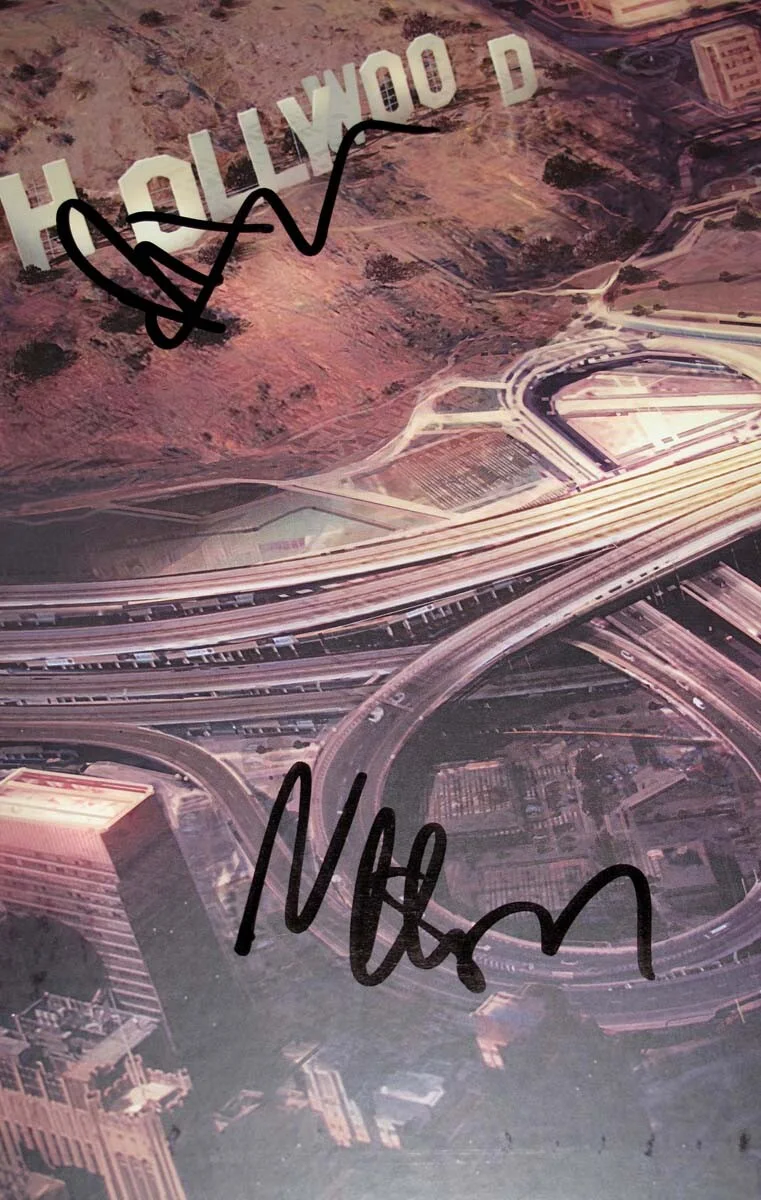 FOO FIGHTERS — Taylor Hawkins +3 signed FOO FIGHTERS "SONIC HIGHWAYS" Vinyl Album a COA, изображение 4