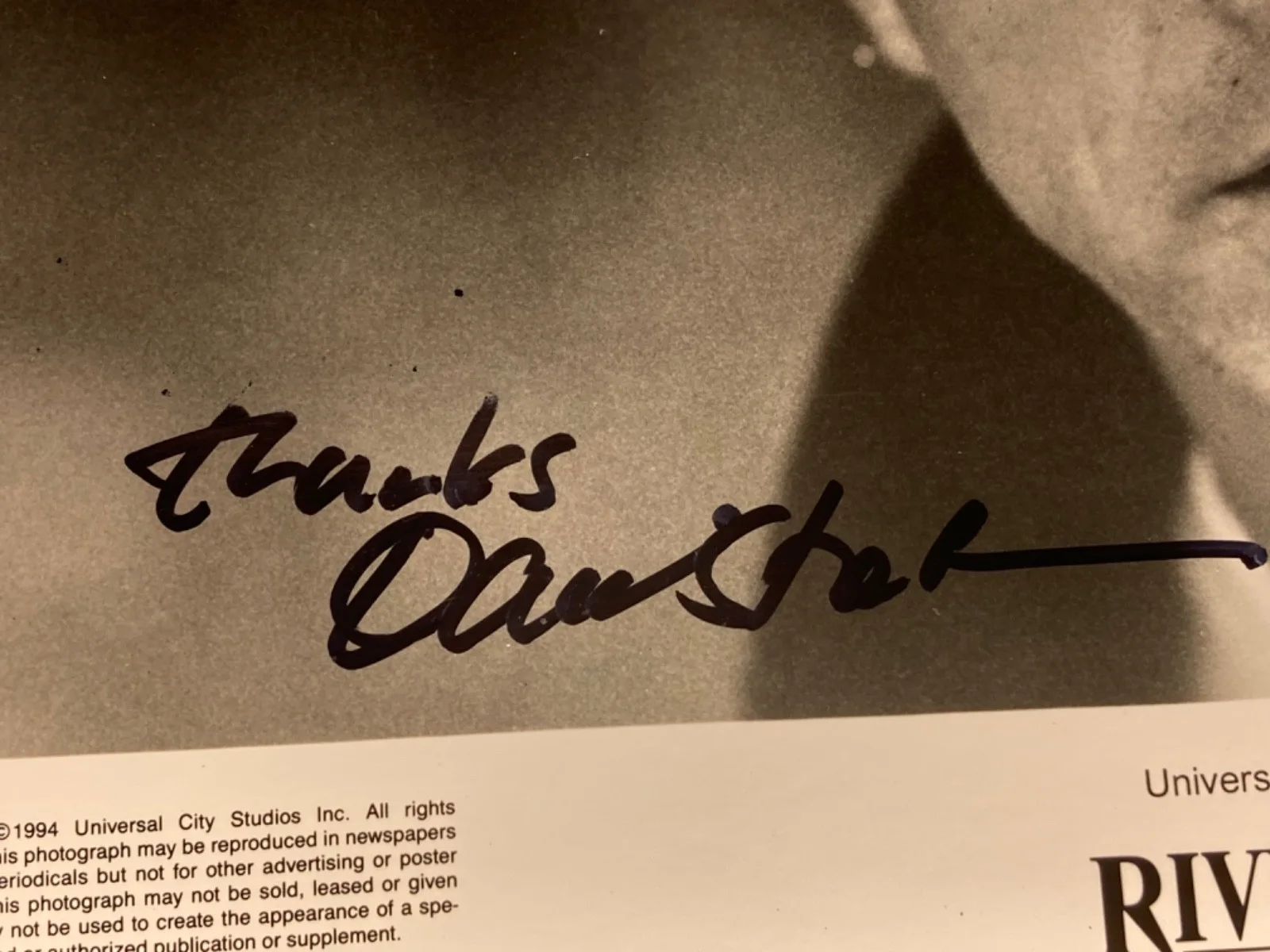 Hand SIGNED David Strathairn 10x8 (1994) Press Photo - The River Wild, изображение 3