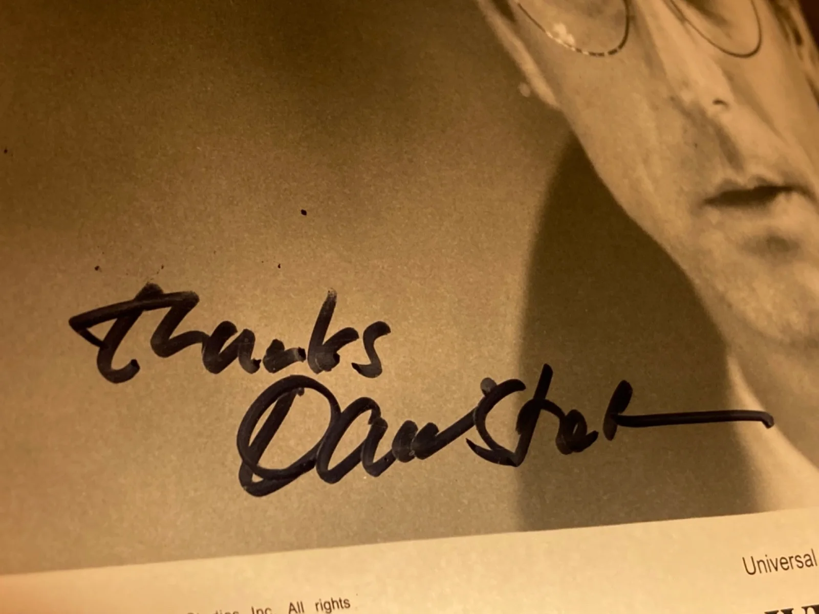 Hand SIGNED David Strathairn 10x8 (1994) Press Photo - The River Wild, изображение 4