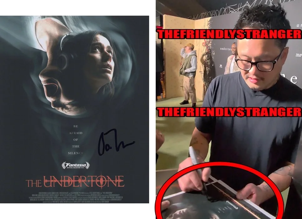 IAN TUASON — Ian Tuason signed "UNDERTONE" 8x10 Photo EXACT PROOF b Director Writer COA