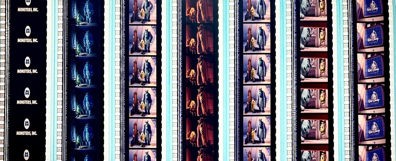 Pixar's Monsters Inc. (2001) Very Rare Unmounted Genuine 35mm Film Cells, изображение 3