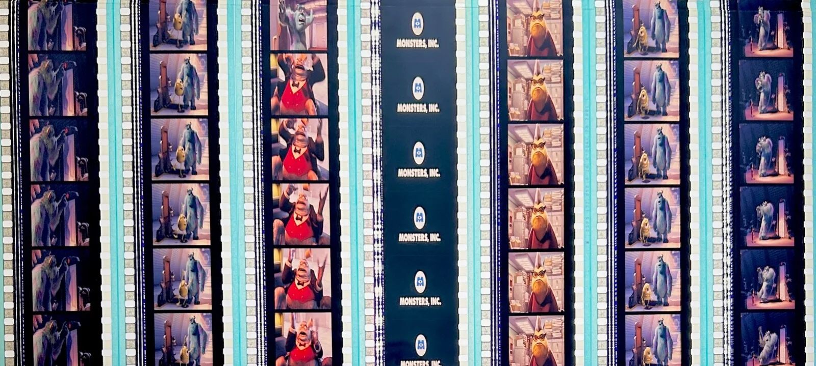Pixar's Monsters Inc. (2001) Very Rare Unmounted Genuine 35mm Film Cells, изображение 4