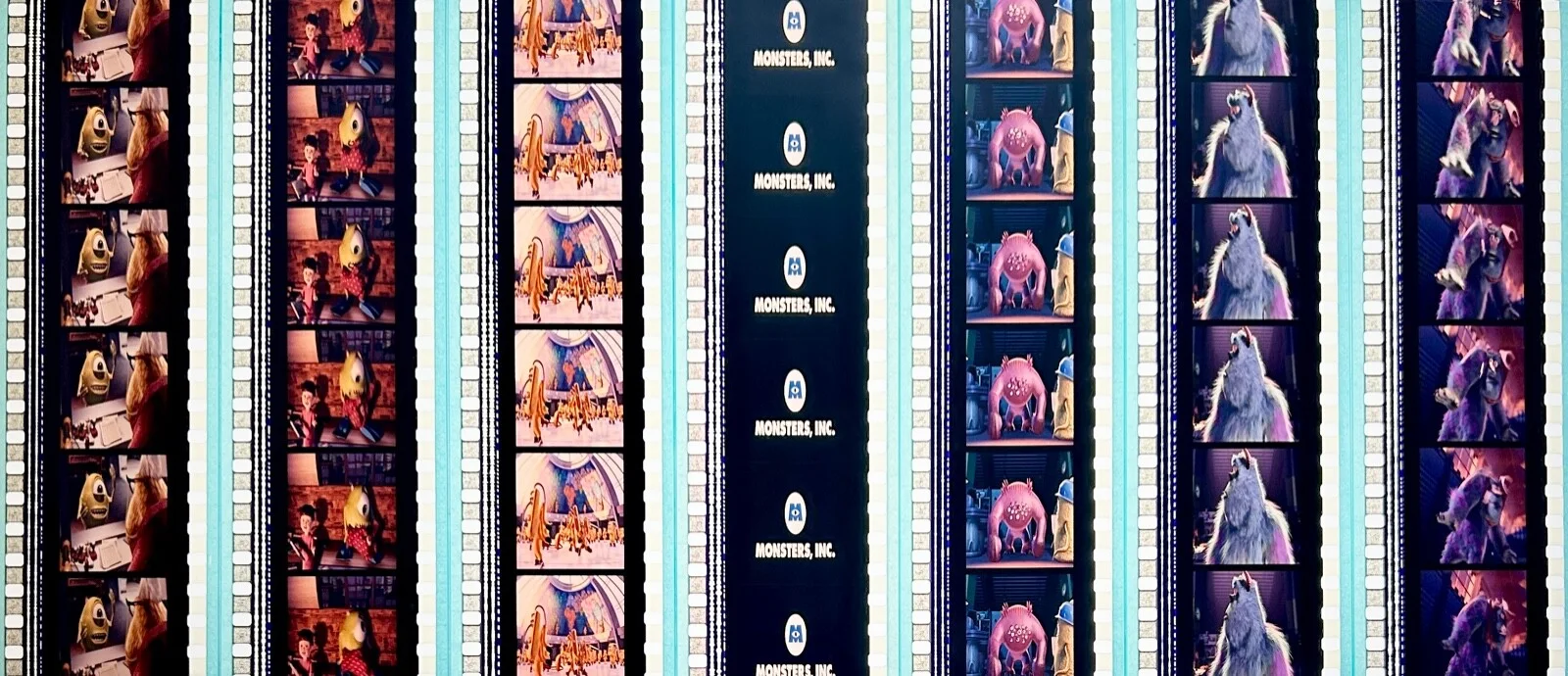 Pixar's Monsters Inc. (2001) Very Rare Unmounted Genuine 35mm Film Cells, изображение 5