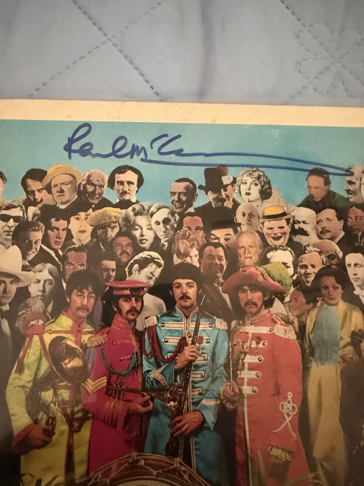 Paul McCartney Signed “ SGT. PEPPER’S LP/COA, image 2