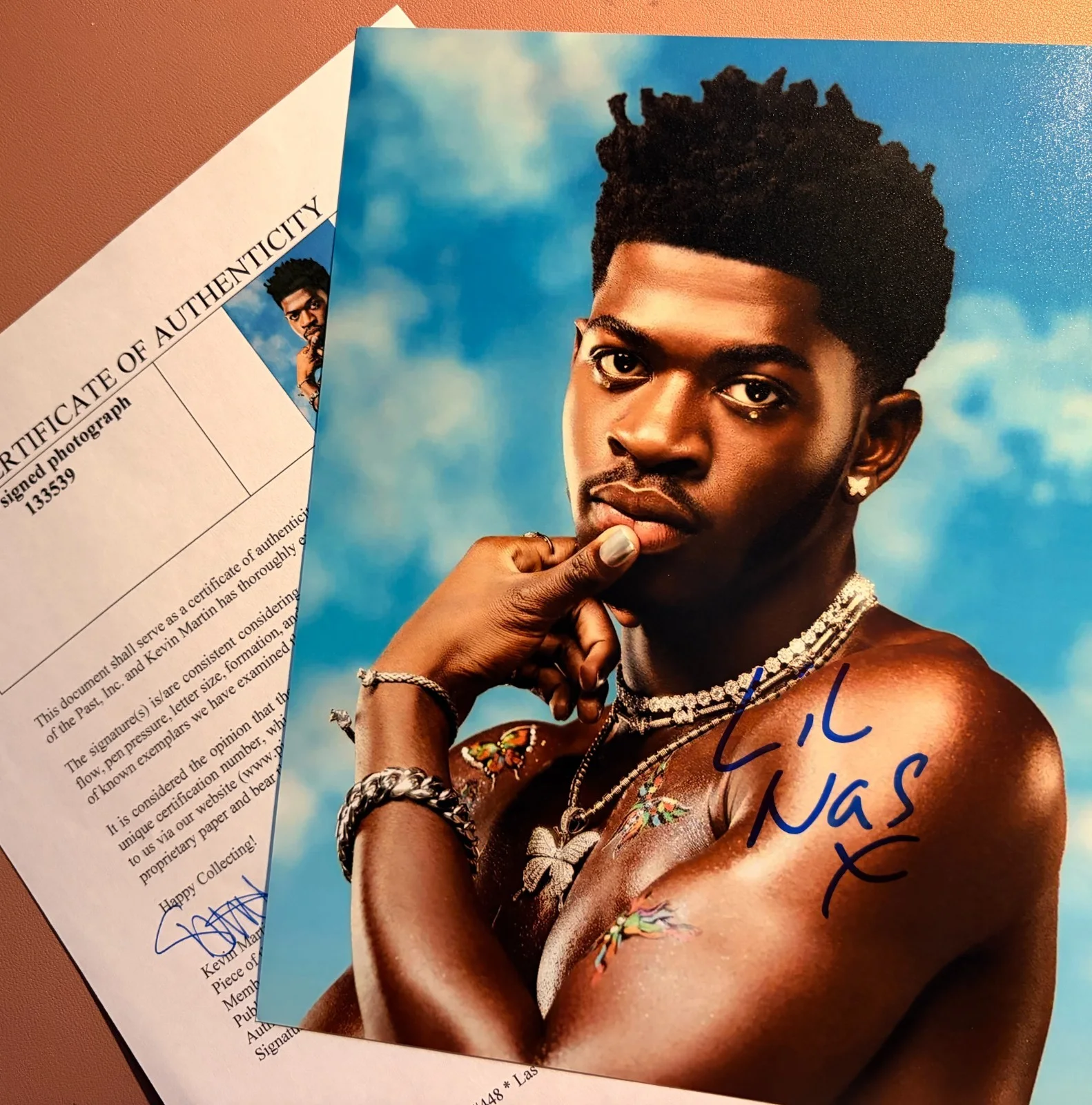 Lil Nas X Signed•Rap & Hip Hop 8X10 Photograph• Piece of the Past COA• Original, изображение 2