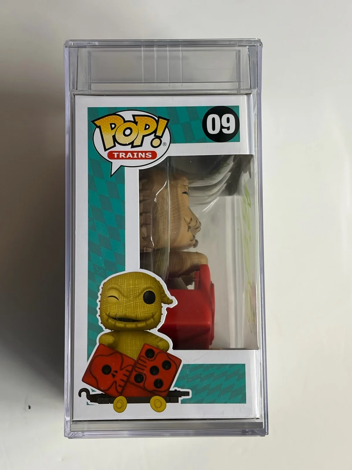 Ken Page — PSA Encapsulated Ken Page Oogie Boogie in Dice Cart Signed Funko Pop - Error Box, image 4