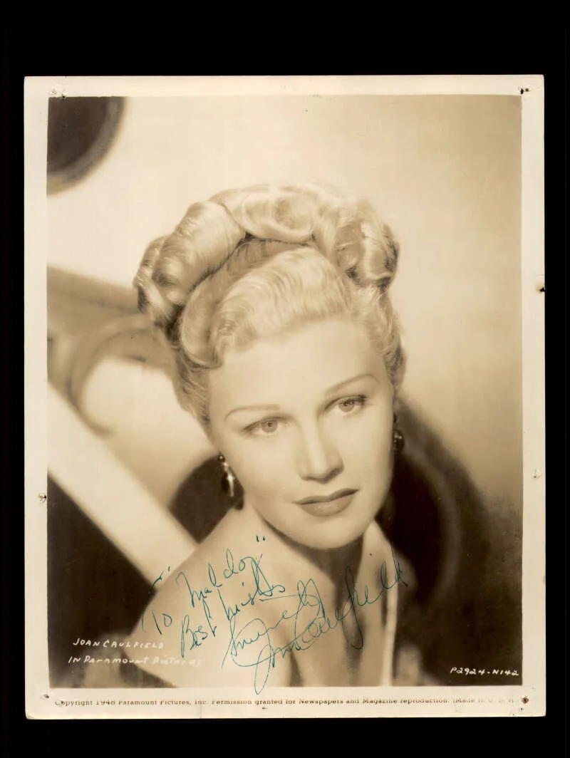 Joan Caulfield — Joan Caulfield JSA Coa Signed 8x10 Photograph Autograph