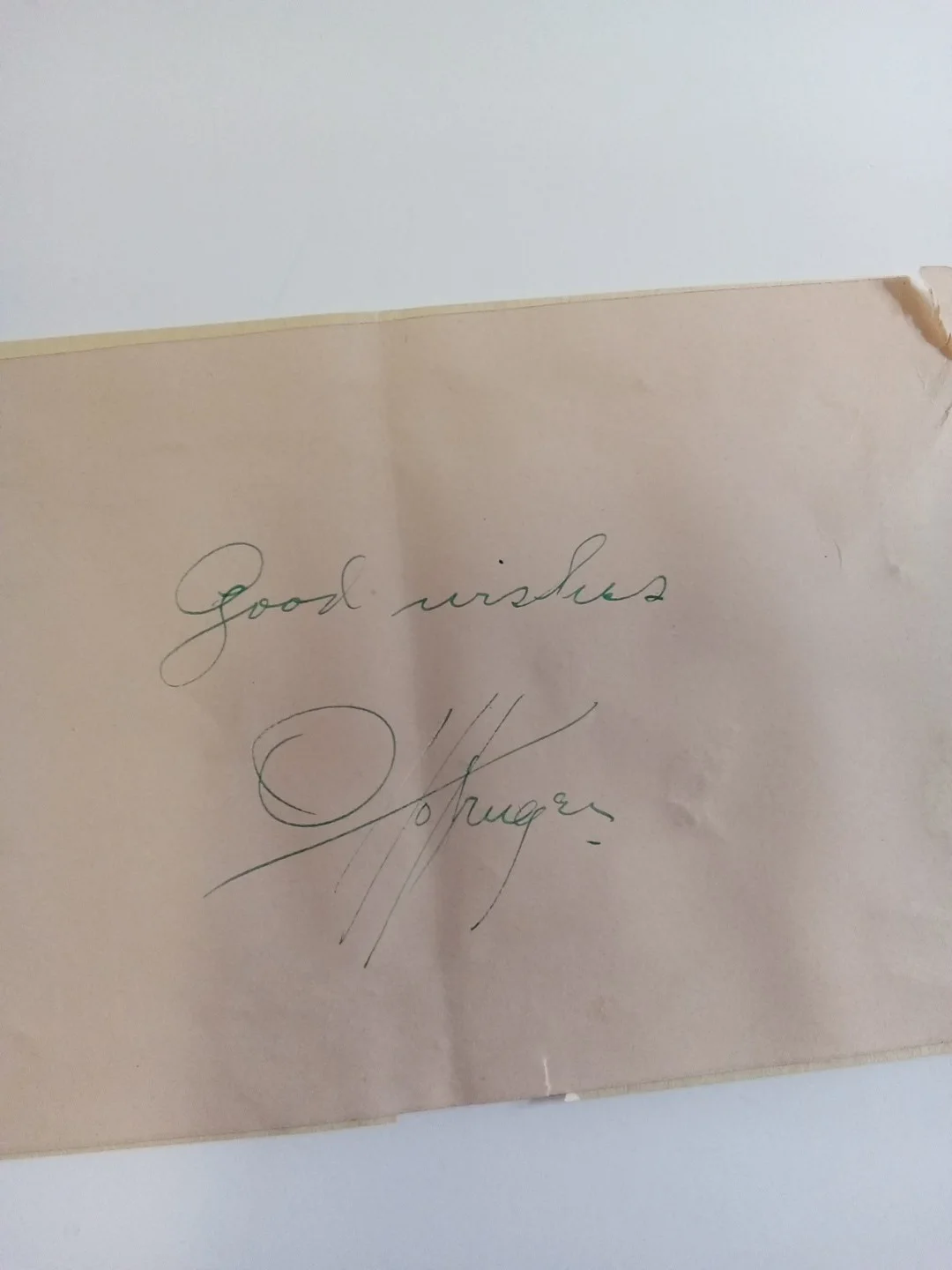 Otto Kruger — Otto Kruger Signed Cut JSA COA High Noon Saboteur Actor, image 3