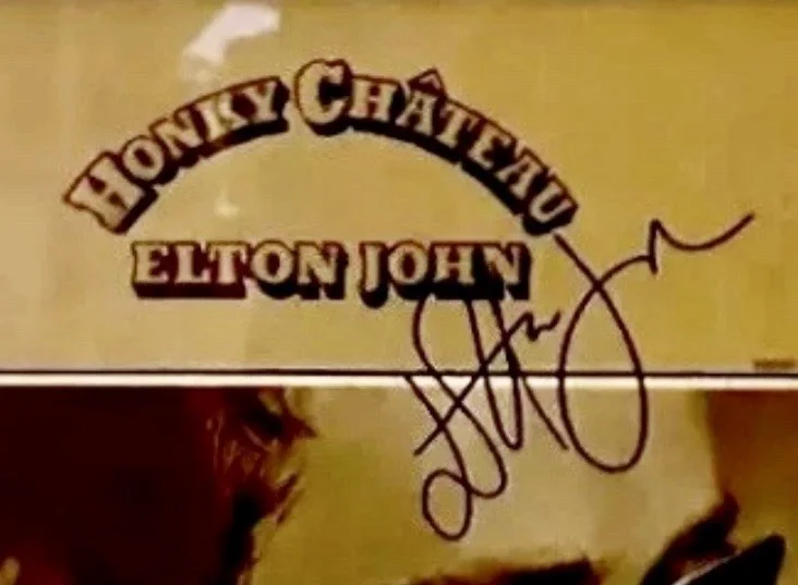 Elton John — Elton John Signed Autograph Album Vinyl Record Vintage, image 2