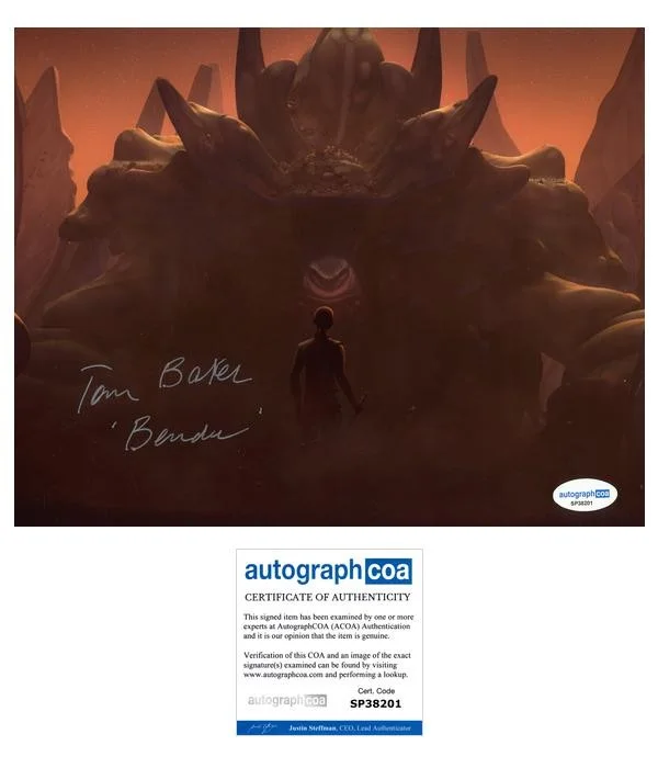 Tom Baker — Tom Baker "Star Wars: Rebels" AUTOGRAPH Signed 'Bendu' 8x10 Photo ACOA