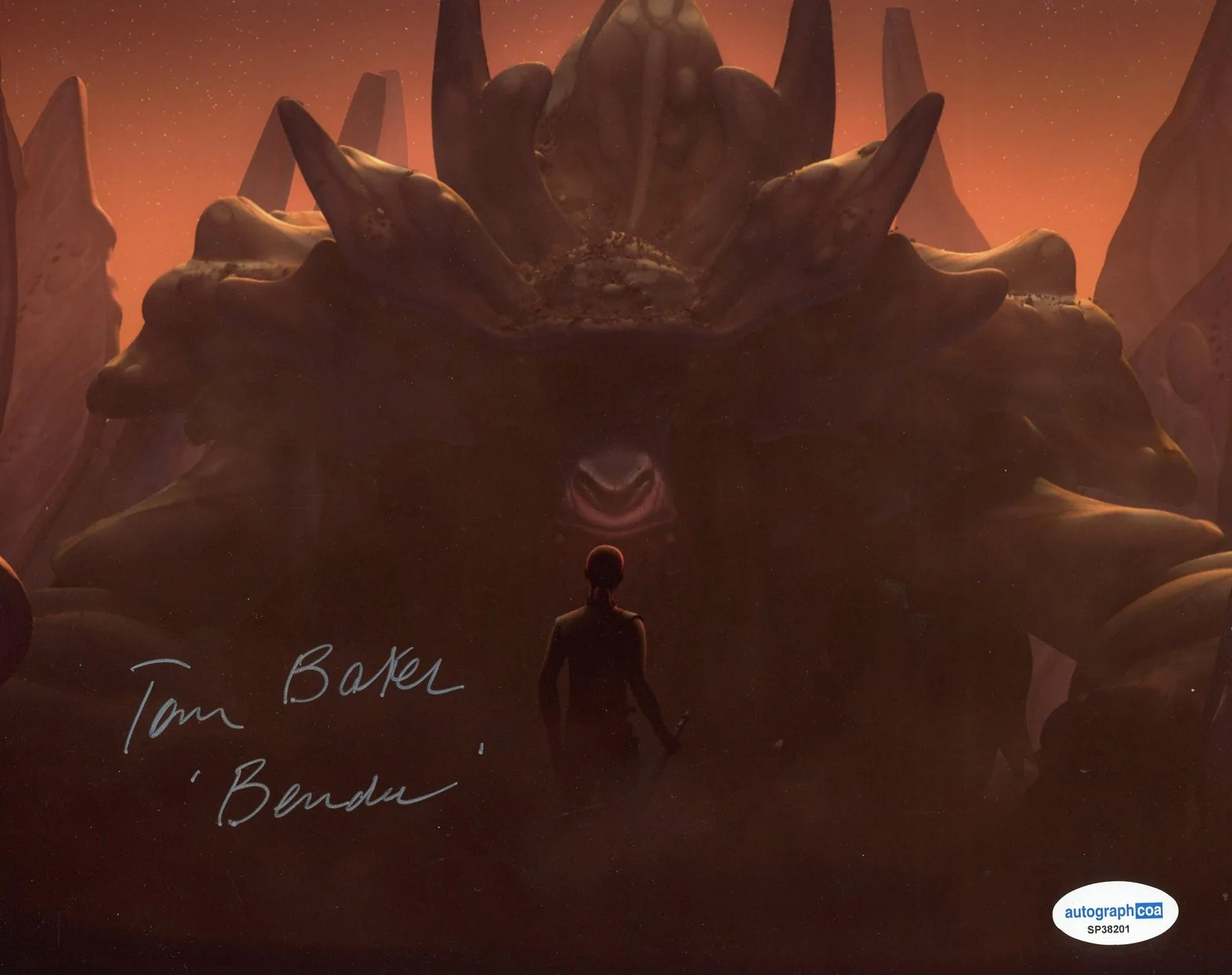 Tom Baker — Tom Baker "Star Wars: Rebels" AUTOGRAPH Signed 'Bendu' 8x10 Photo ACOA, image 2