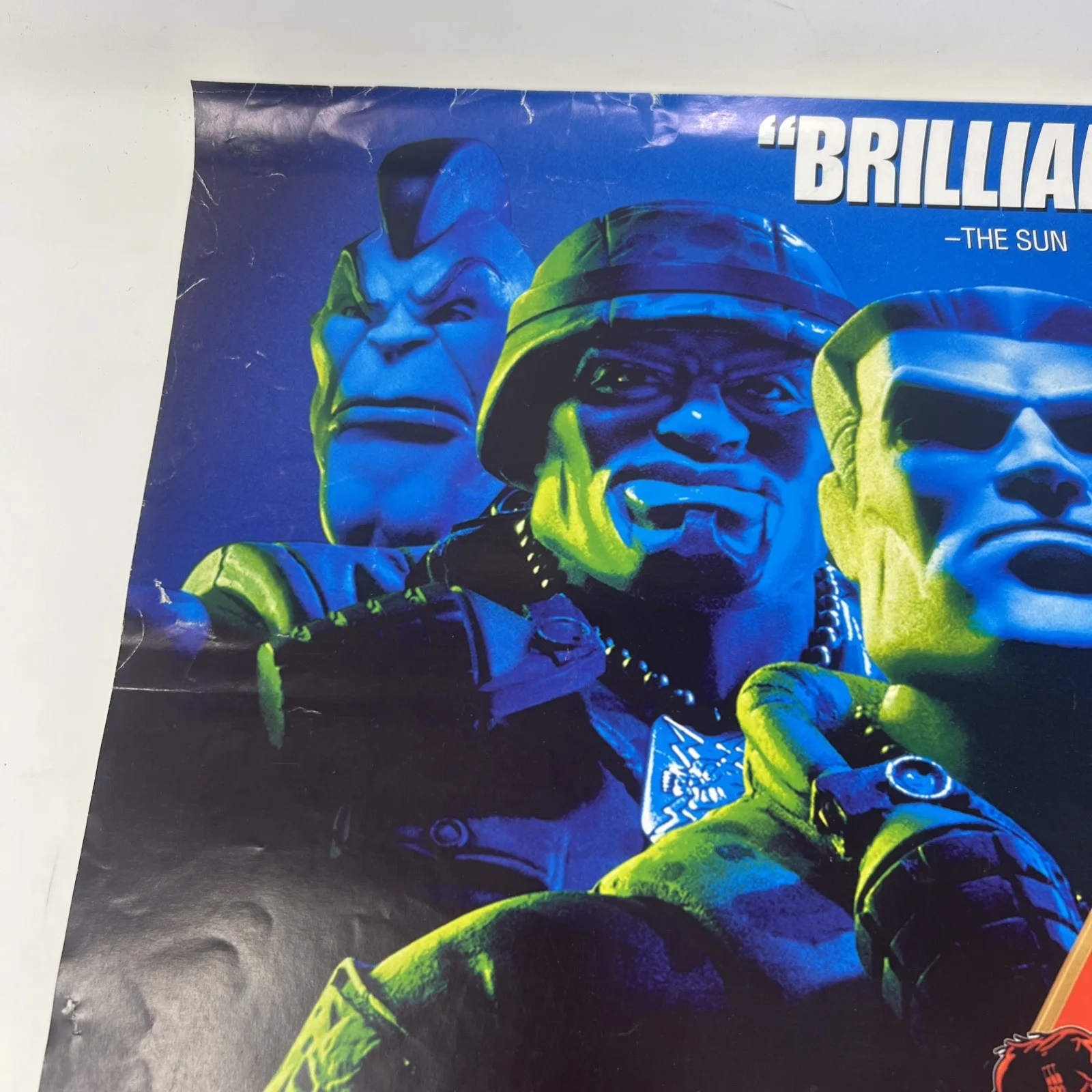 Vintage Original 1998 Small Soldiers Poster 16.5x16.5 Inches Rare, изображение 2