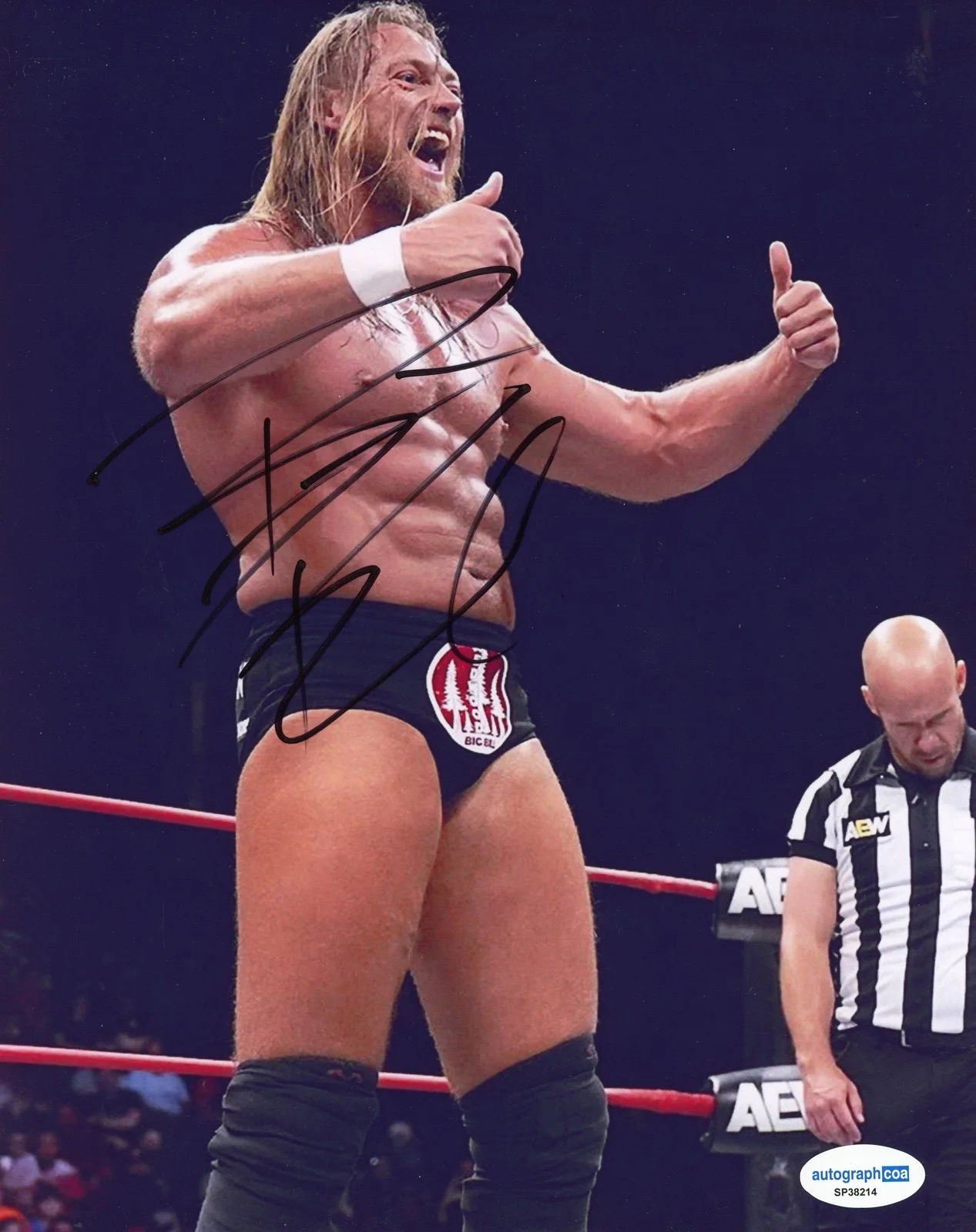 Big Bill — Big Bill Cass AUTOGRAPH Signed AEW Wrestling Autographed 8x10 Photo ACOA, image 2