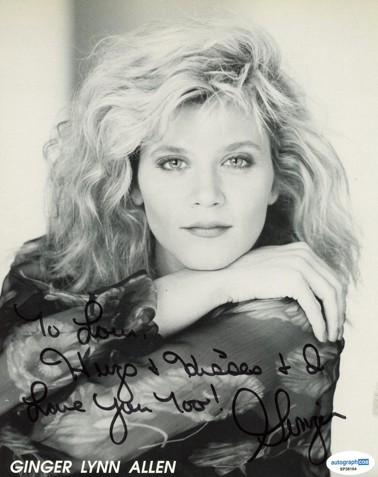 Ginger Lynn — Ginger Lynn Allen "The Devil's Rejects" AUTOGRAPH Signed 8x10 Photo 'To Lou', image 2