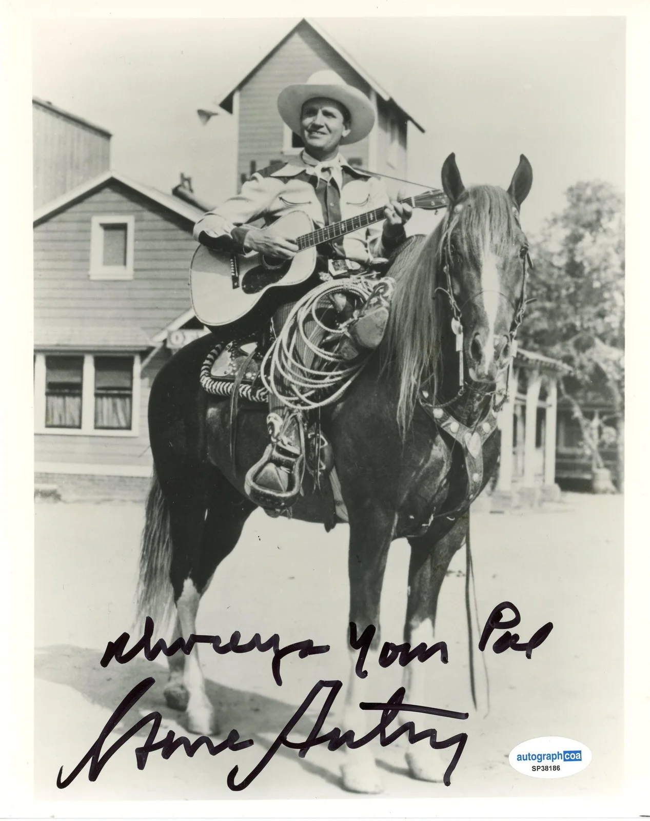 Gene Autry — Gene Autry "Singing Cowboy" Western AUTOGRAPH Signed Autographed 8x10 Photo ACOA, изображение 2