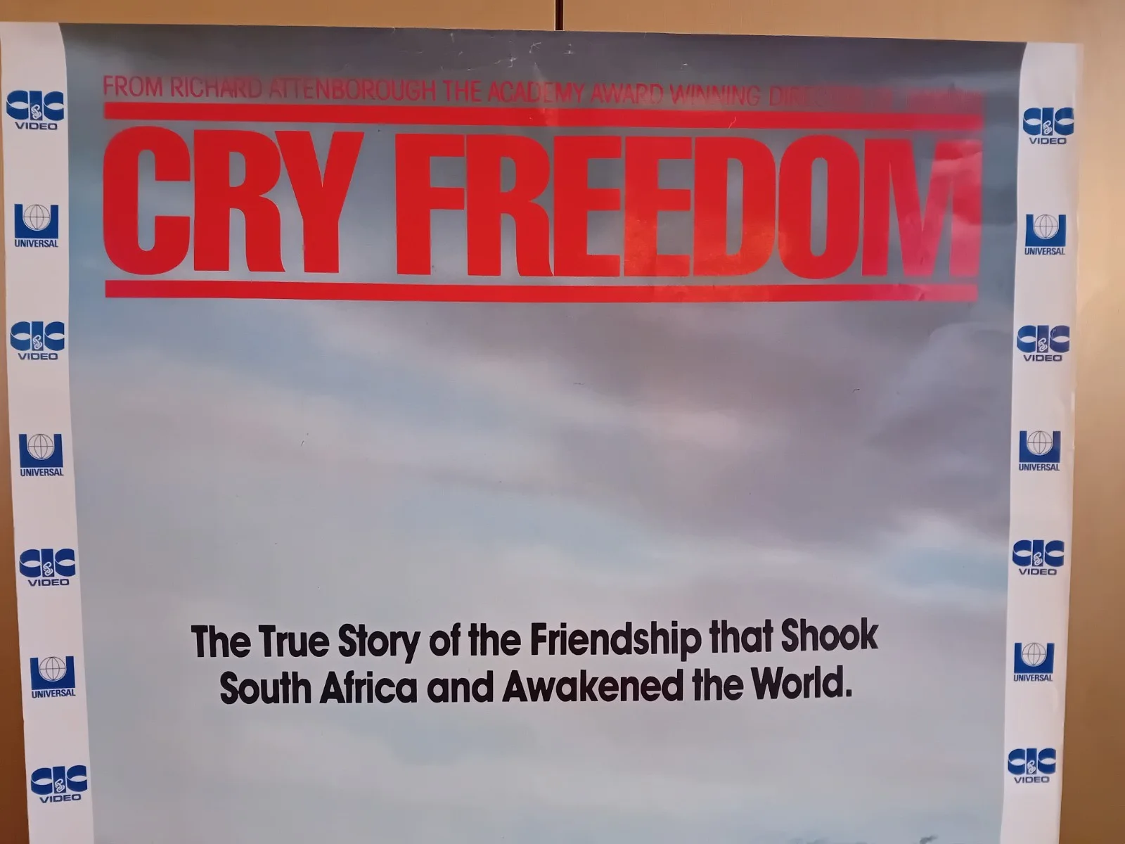 CRY FREEDOM Sheet Poster 1987 Denzel Washington - Kevin Kline, image 3