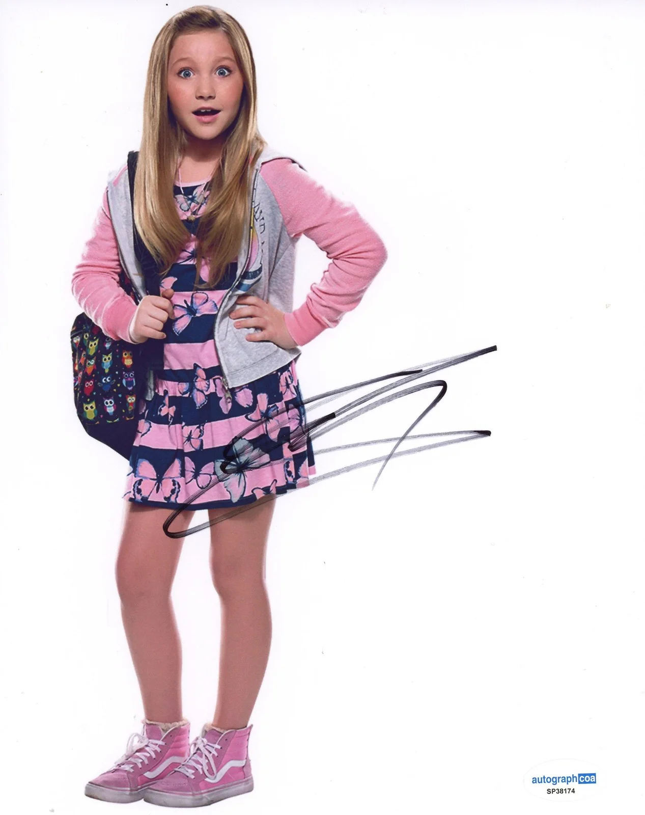 Ella Anderson — Ella Anderson "Henry Danger" AUTOGRAPH Signed 'Piper Hart' 8x10 Photo ACOA, изображение 2