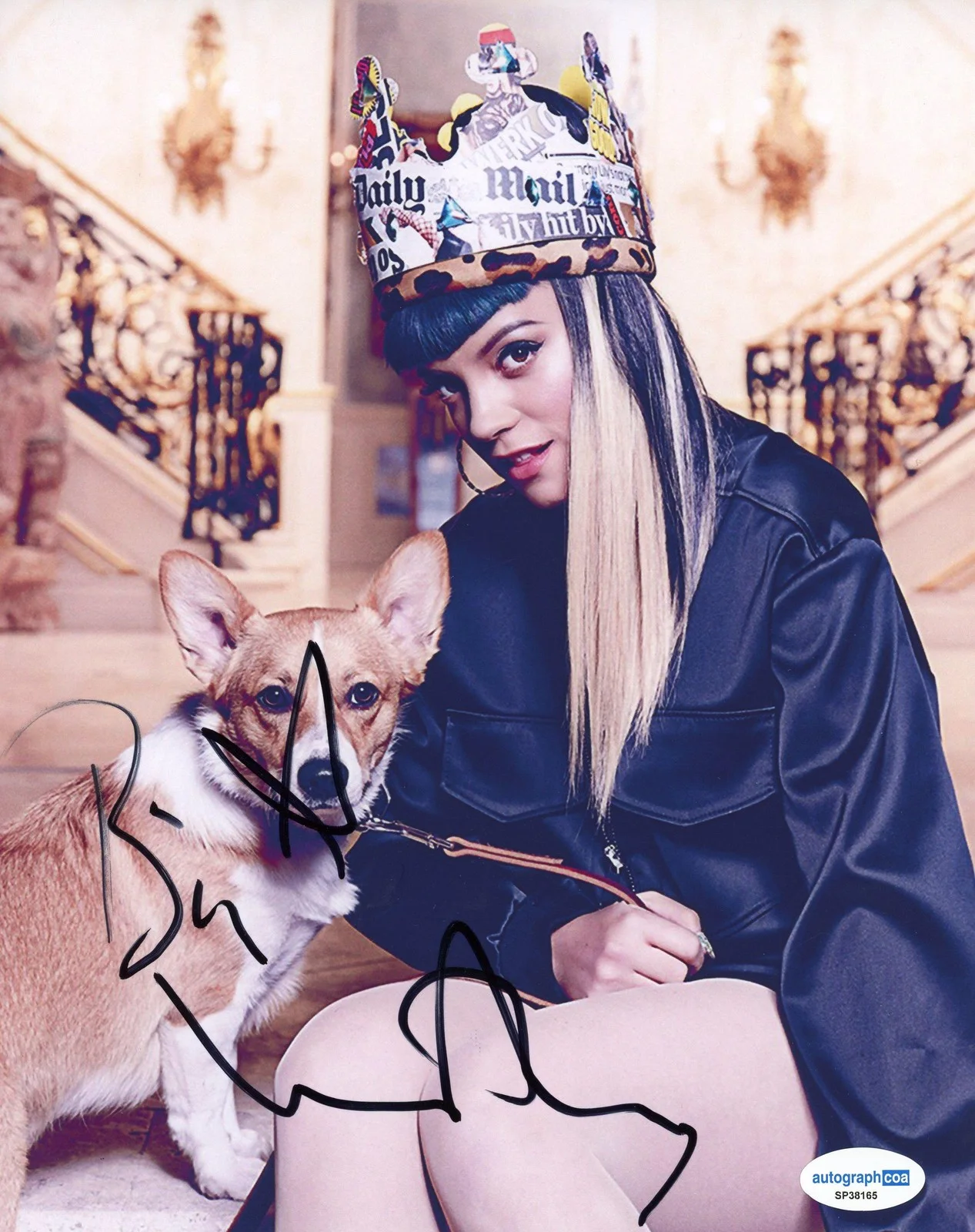 Lily Allen — Lily Allen "Sheezus" Singer AUTOGRAPH Signed Autographed 8x10 Photo ACOA, image 2