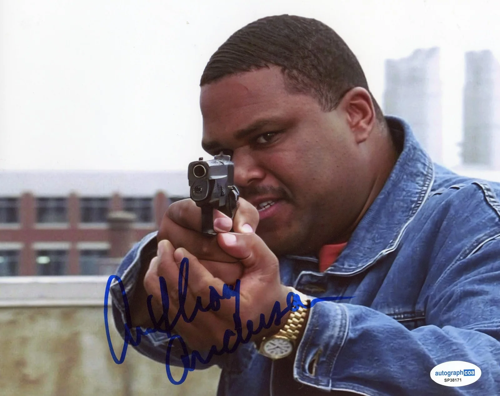Anthony Anderson — Anthony Anderson "The Departed" AUTOGRAPH Signed 'Brown' 8x10 Photo ACOA, изображение 2