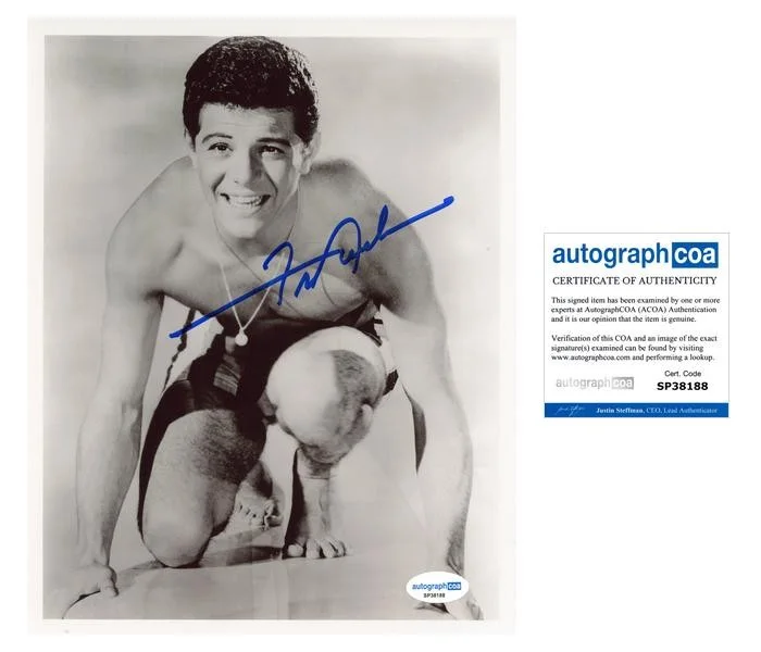 Frankie Avalon — Frankie Avalon "Beach Party" AUTOGRAPH Signed Autographed 8x10 Photo ACOA