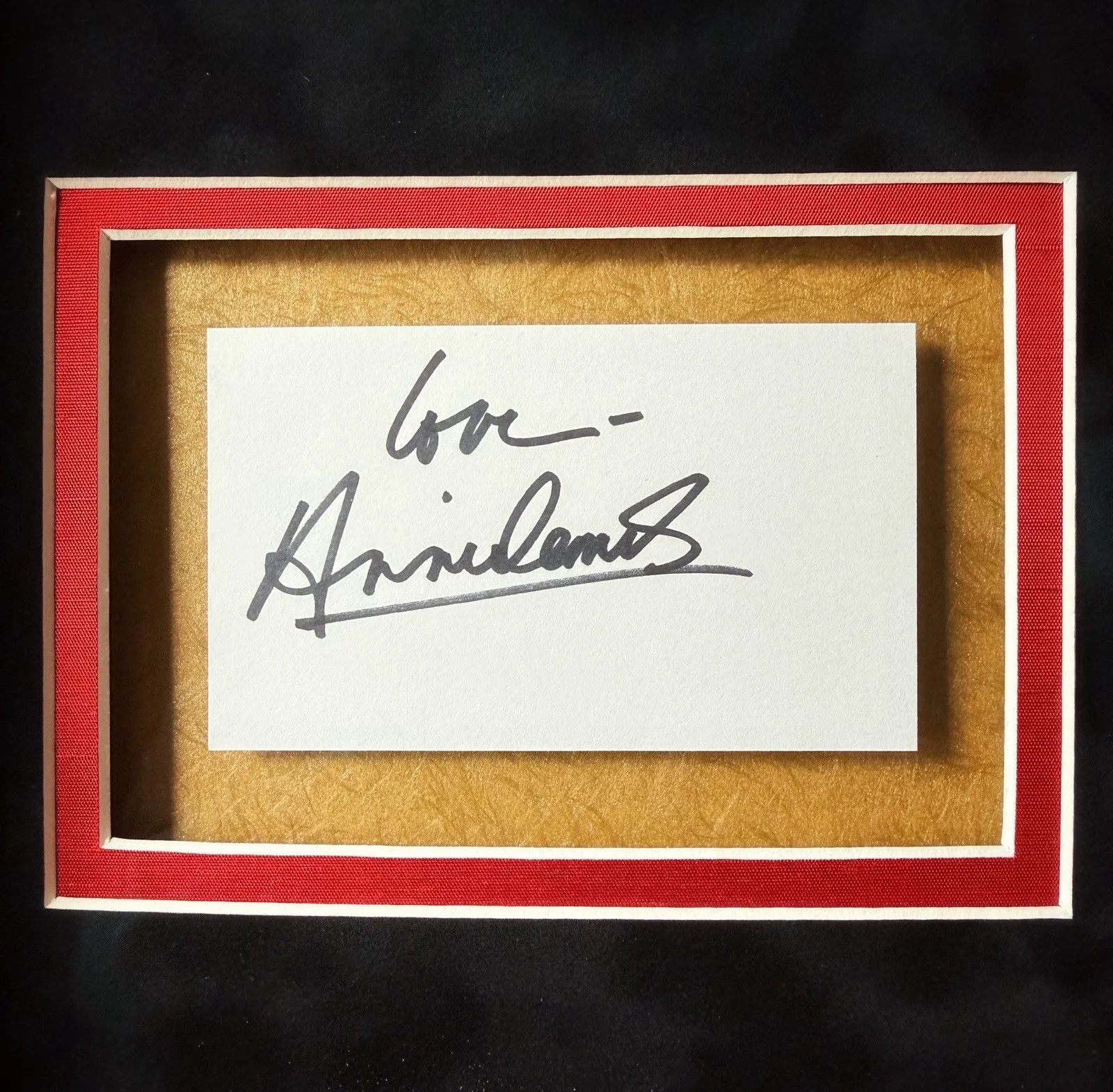 Annie Lennox Signed Index Card & Program From The Eurythmics Touch Tour, image 4