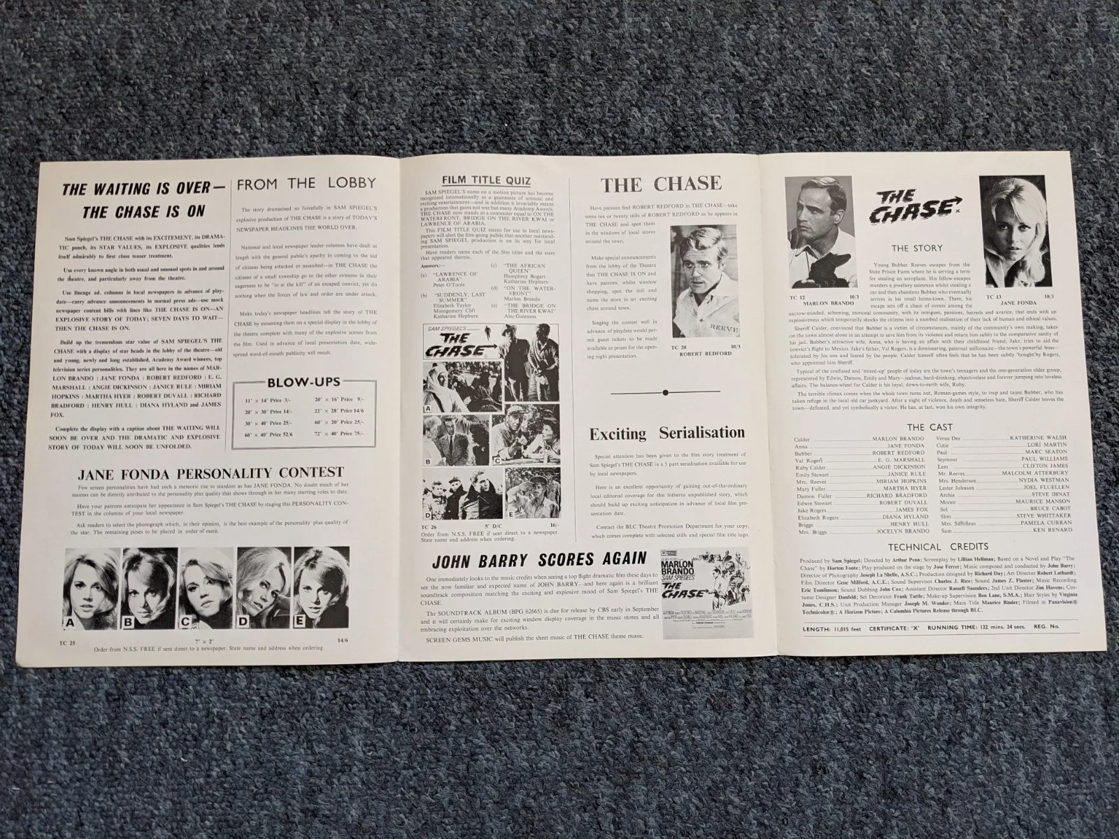 MARLON BRANDO 4 X Publicity Booklets., image 5