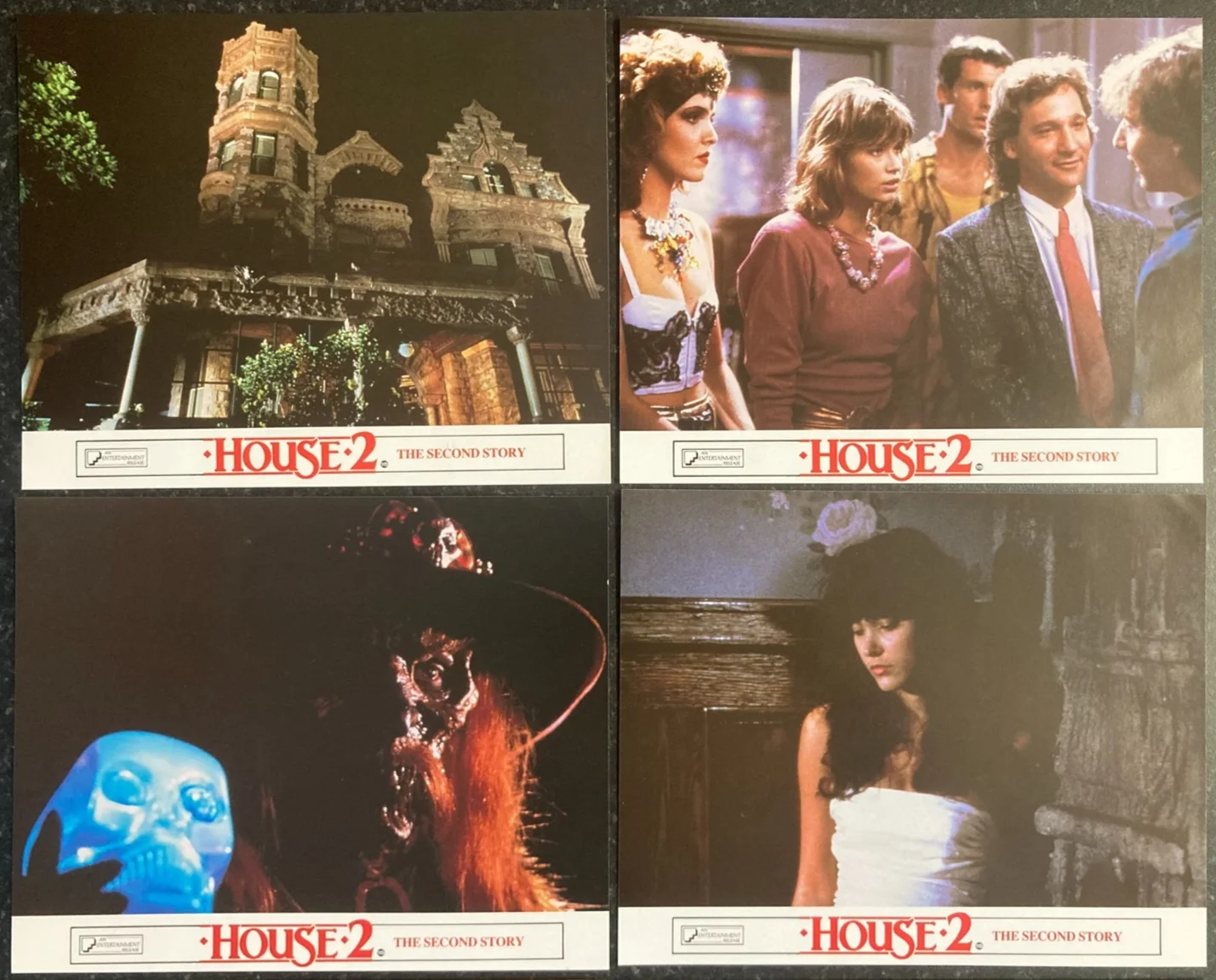 HOUSE II THE SECOND STORY 1987 Original Movie Lobby Card Set 10x8 UK 80's Horror, изображение 2