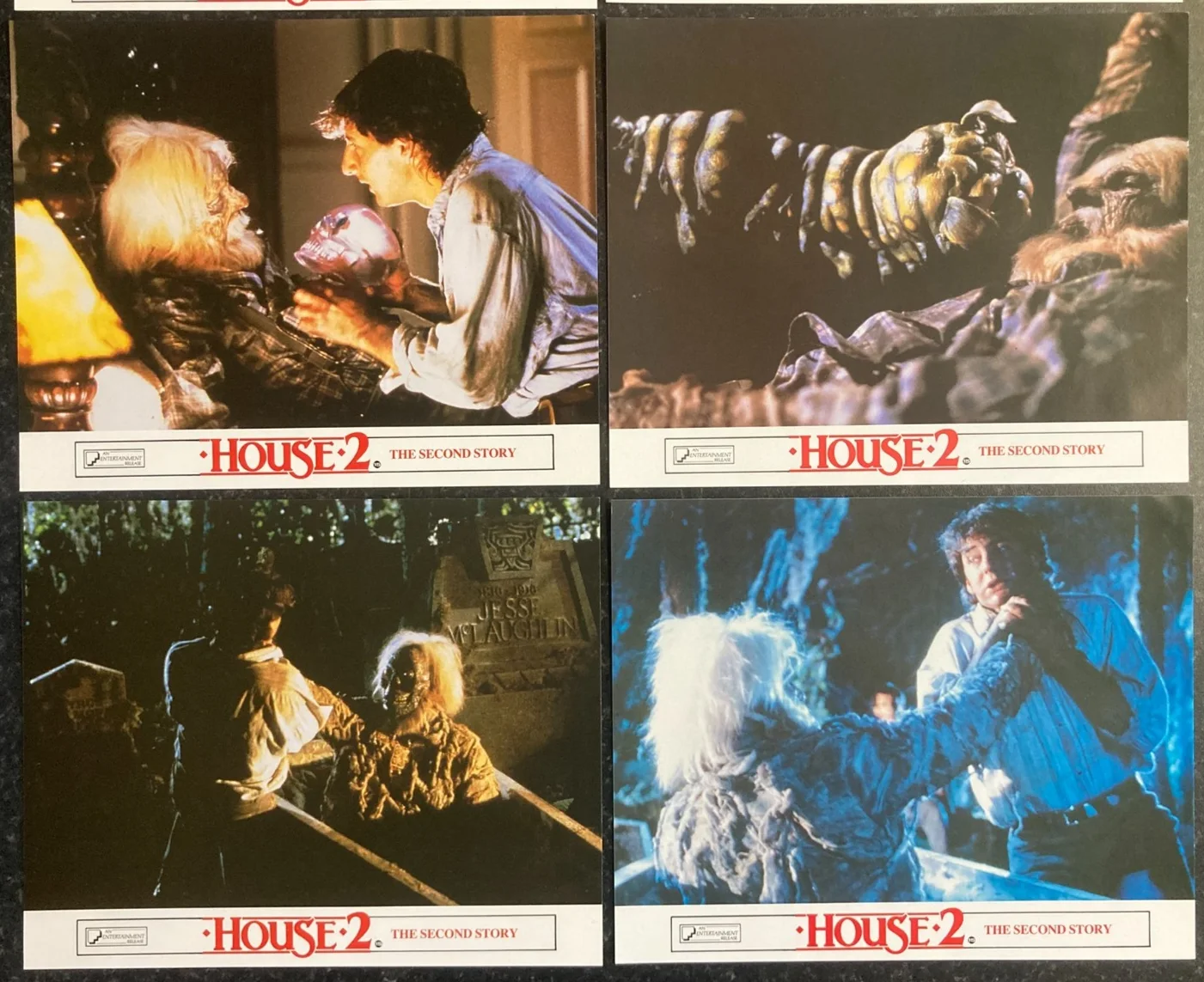 HOUSE II THE SECOND STORY 1987 Original Movie Lobby Card Set 10x8 UK 80's Horror, изображение 3