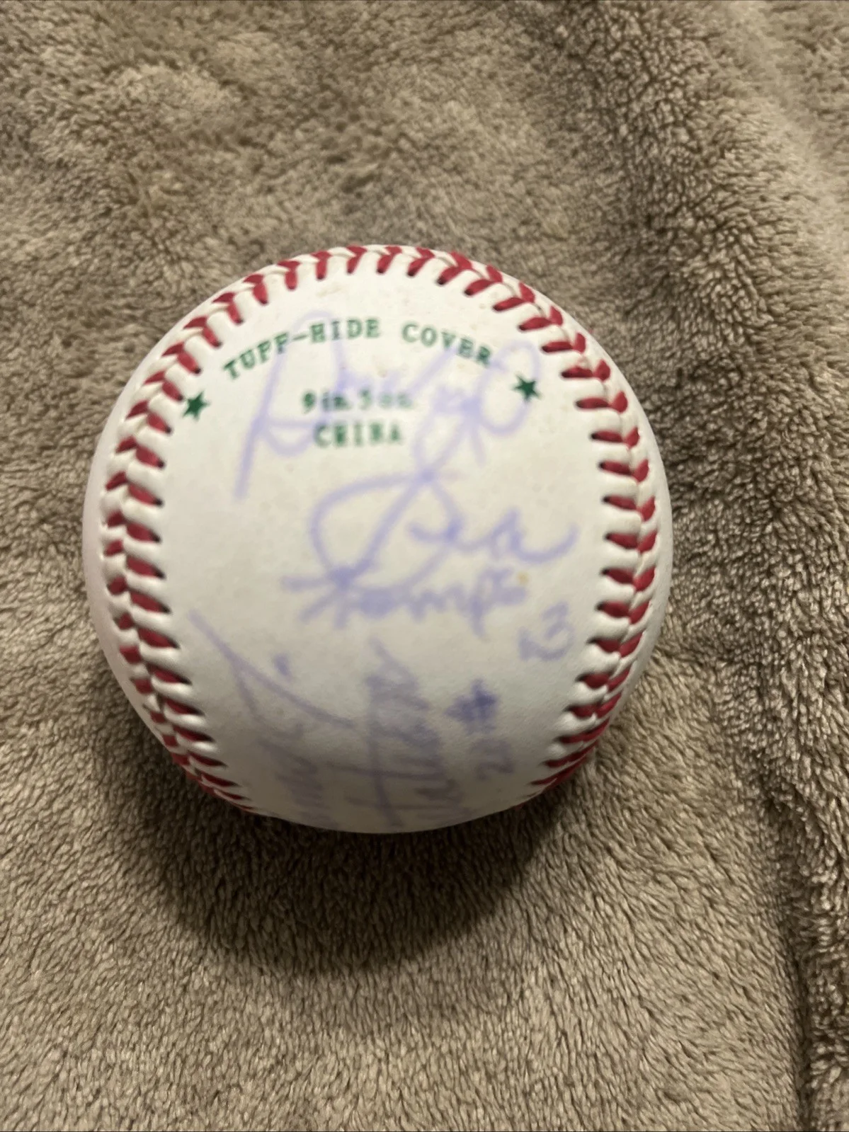 Signed The Temptations Together Again Baseball JSA Authenticated By JSA#J77333, image 2