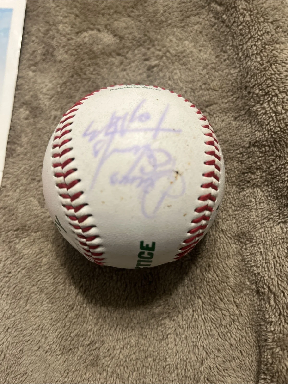 Signed The Temptations Together Again Baseball JSA Authenticated By JSA#J77333, image 5