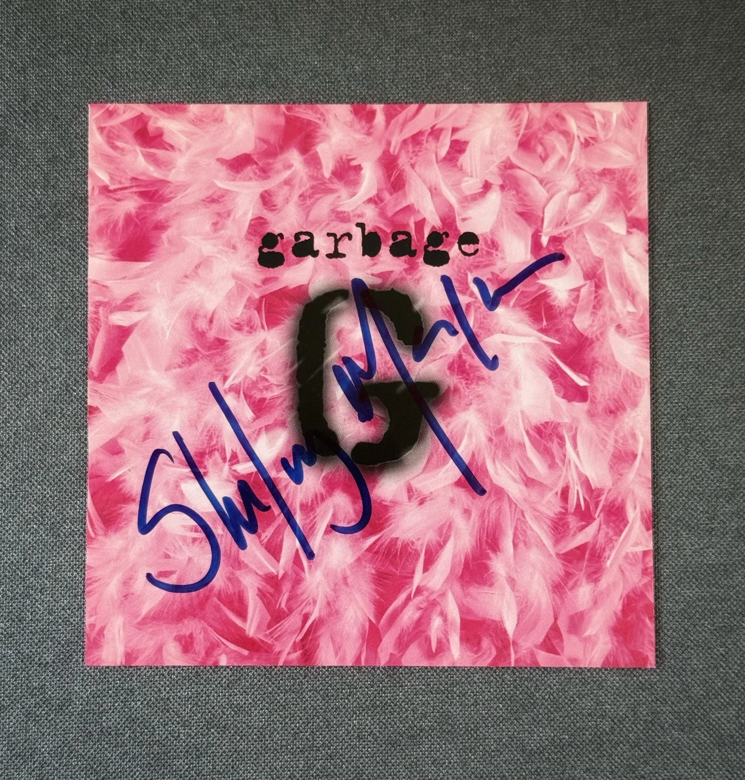 Shirley Manson Signed Garbage CD Insert & Concert Flyer Professional Framed, image 3