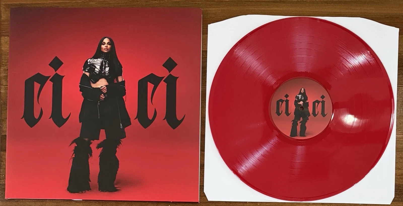 SIGNED Ciara Album Art Photograph Card Autograph & Cici RED Vinyl PSA DNA COA, изображение 5