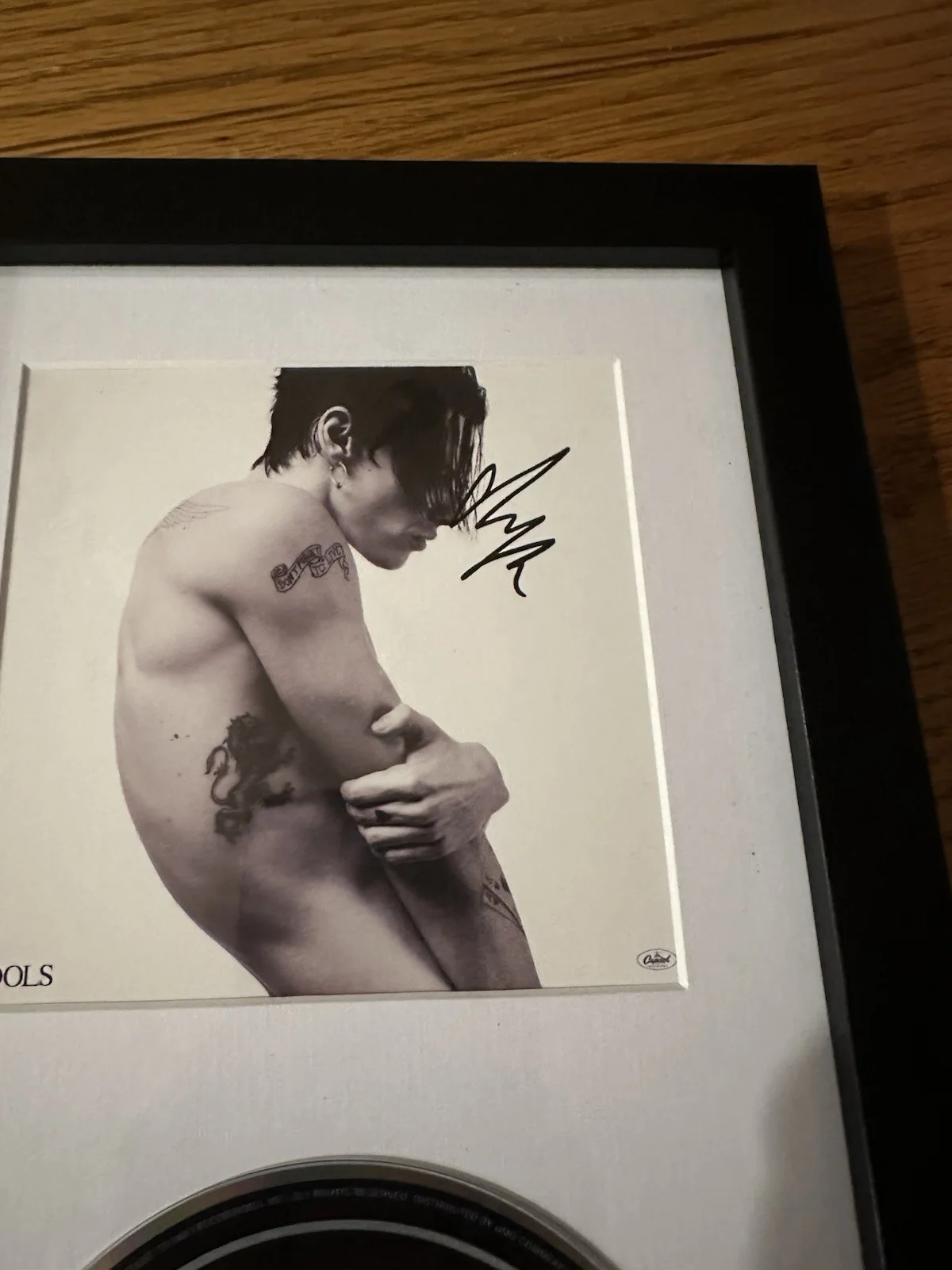 YUNGBLUD Signed Autographed IDOLS Insert CD Display Frame Dom Harrison 2026, image 2