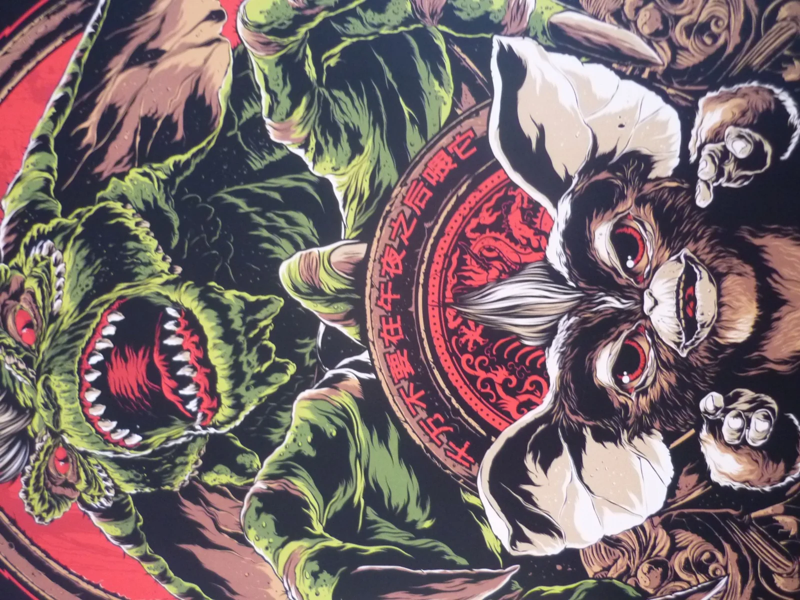 10x8 Framed mounted poster cinema screening gremlins dec 2011 35mm joe dante, изображение 2