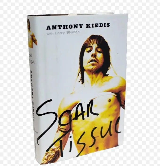 1st Ed Scar Tissue Anthony Kiedis AUTOGRAPHED Red Hot Chili Peppers signed book, image 2