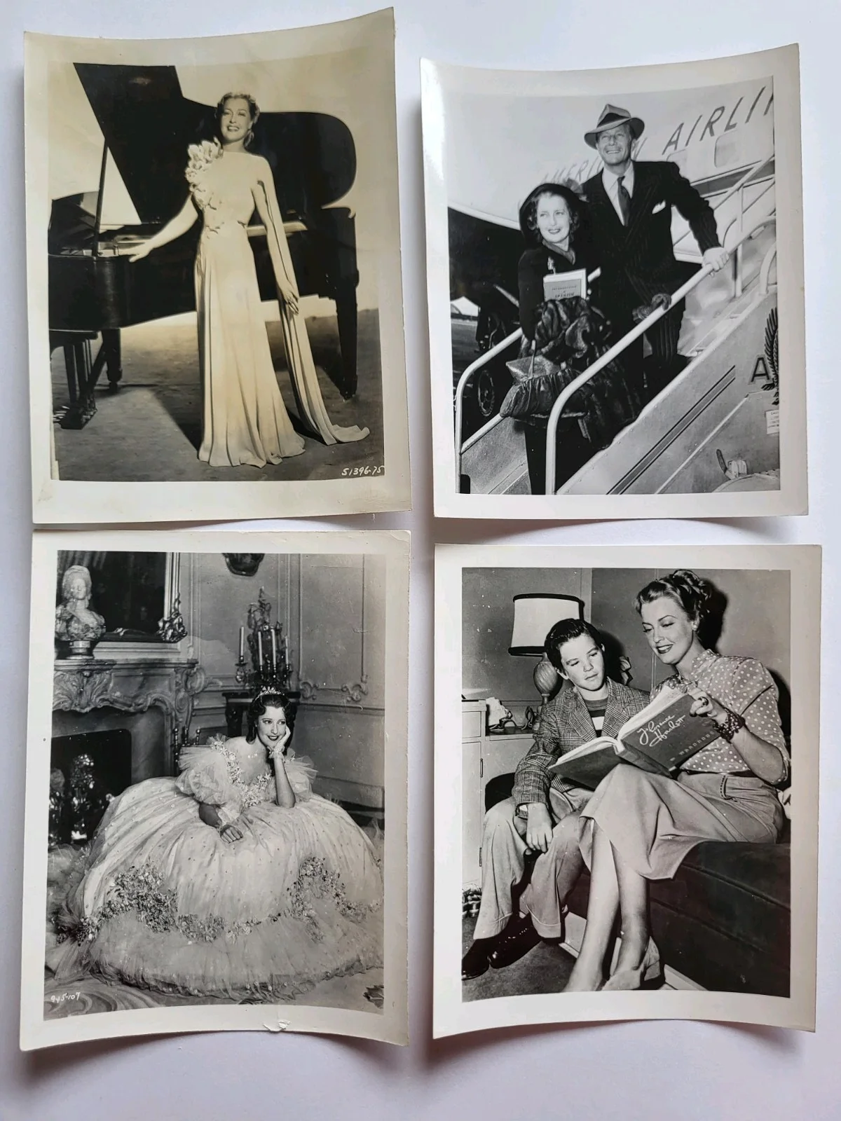 23 x vintage JEANNETTE MacDONALD fan club/press photos - Lassie, изображение 3