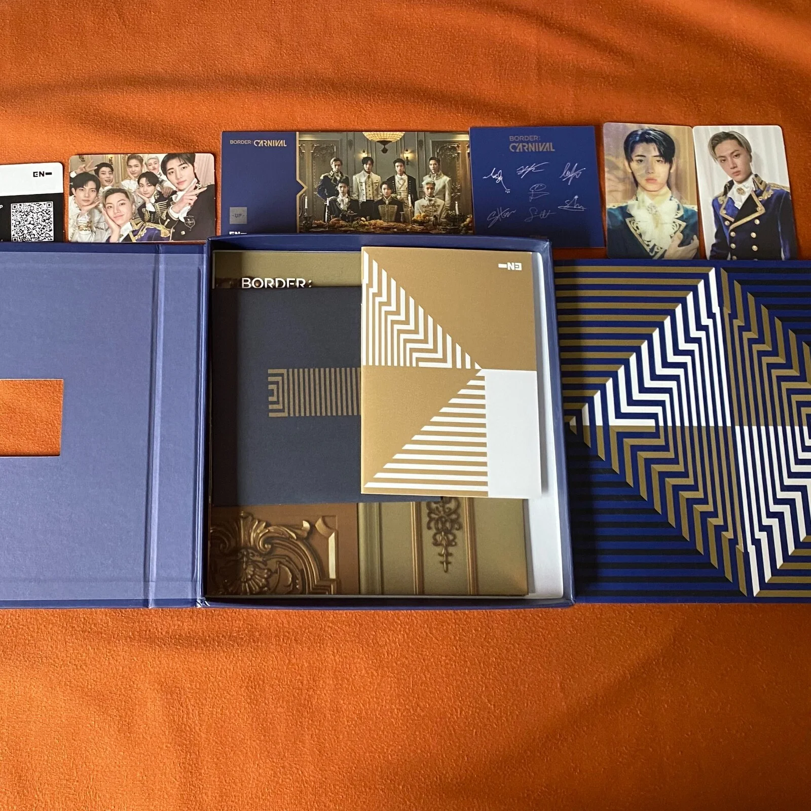ENHYPEN Album BORDER: CARNIVAL CD K-POP Official Autographed Signed UP VER, image 3