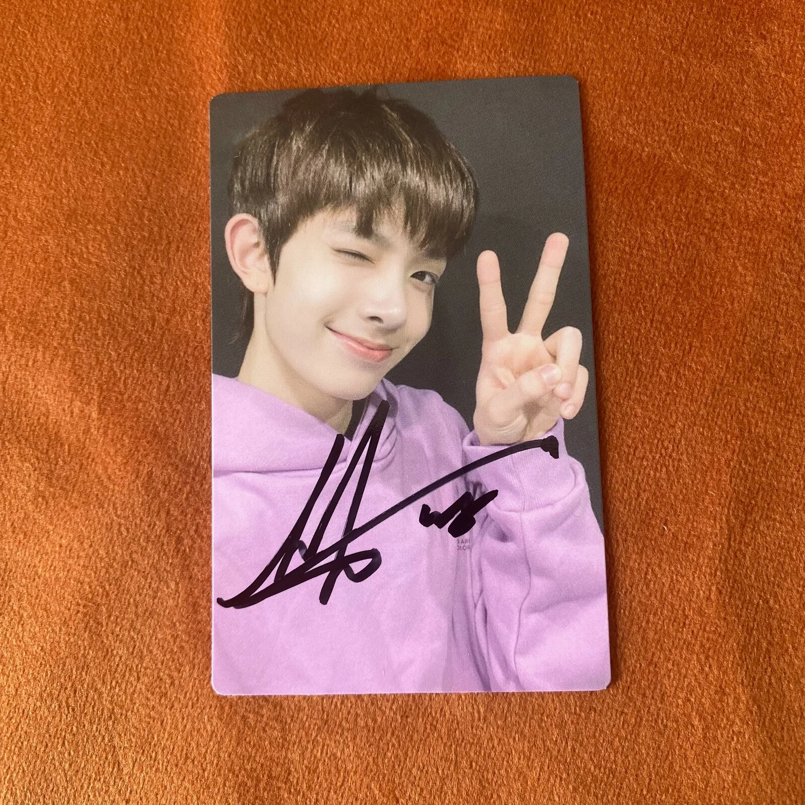 ENHYPEN Autographed Signed Photo Card Cards Official K-POP Collection 2024, изображение 5