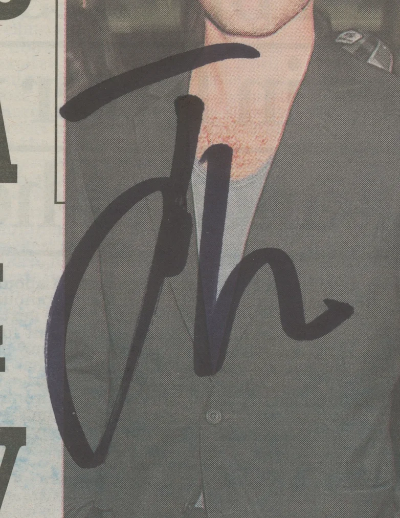 Jude Law Young Pope Autographed Signed Magazine Photo AMCo COA 24495, image 2