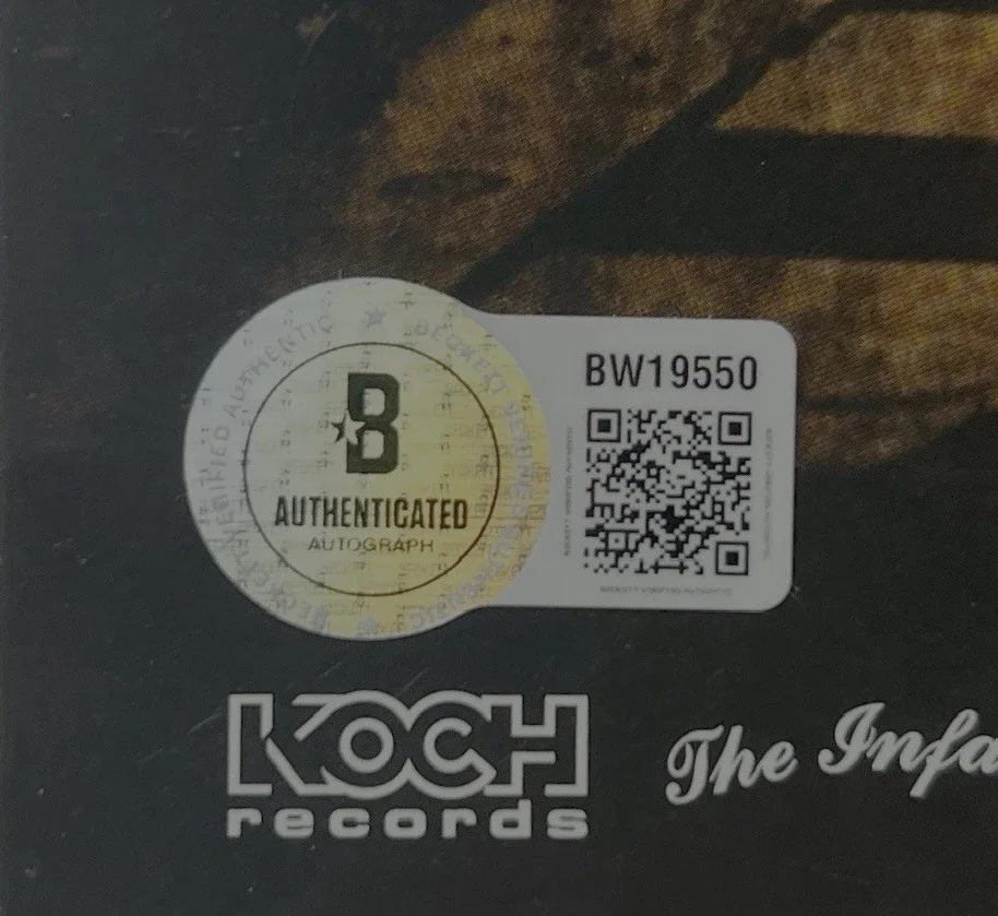 The Alchemist Signed Autographed Vinyl LP “Return Of The Mac” BAS Authenticated, image 2