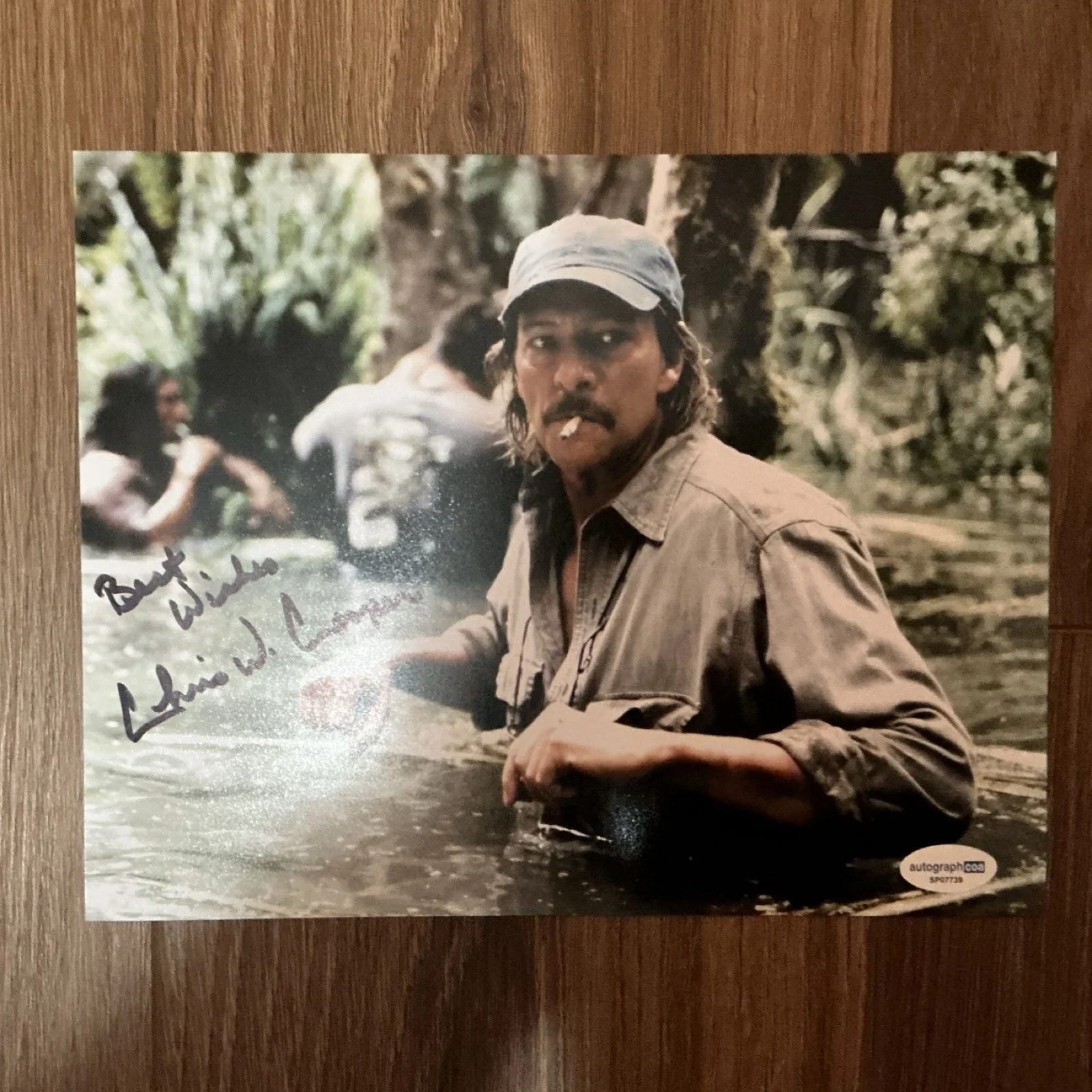 Chris Cooper — CHRIS COOPER Signed 8x10 Photo ADAPTATION Swamp Inscribed ACOA SP07739 Oscar