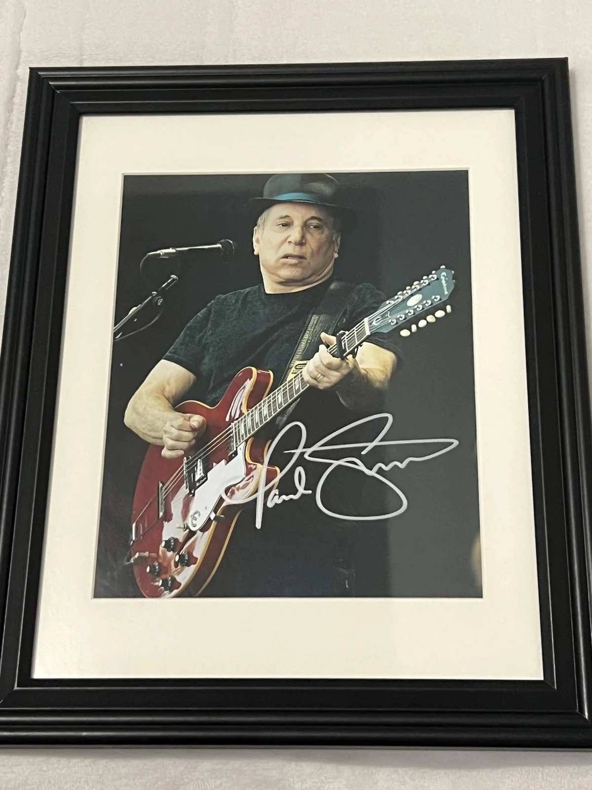 Paul Simon Signed 8 X 11.5 Framed Photo Autographed Music Legend, изображение 2