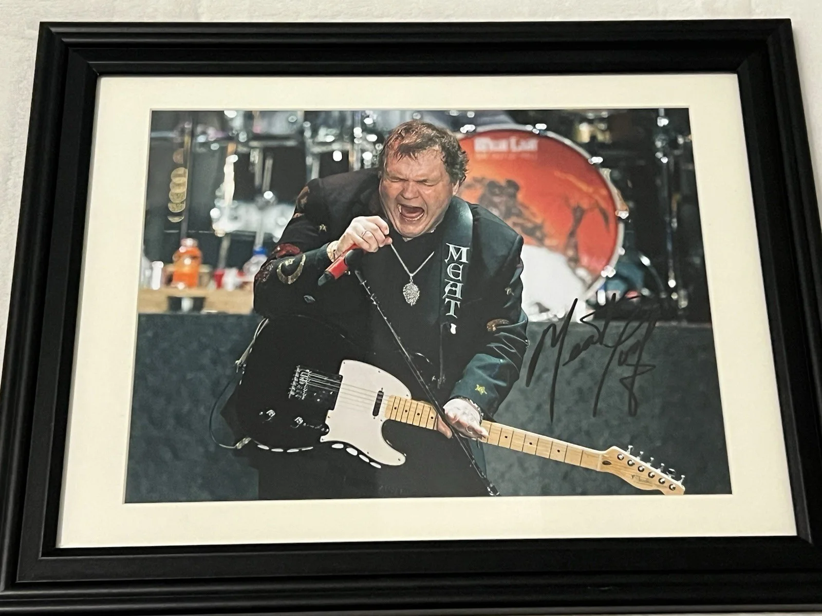 MEATLOAF Signed 8 X 11.5 Autographed Framed Matted Photo Rock Legend, image 4