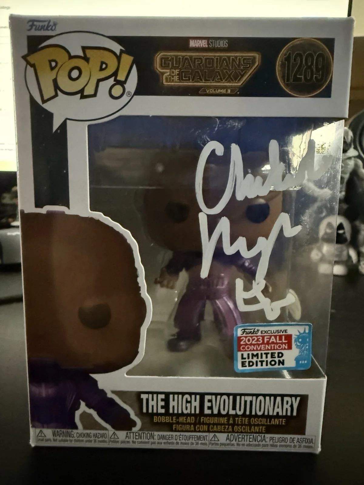 Chukwudi Iwuji — Funko Pop! Marvel - GOTG Vol.3 High Evolutionary Signed by Chukwudi Iwuji (ACOA)