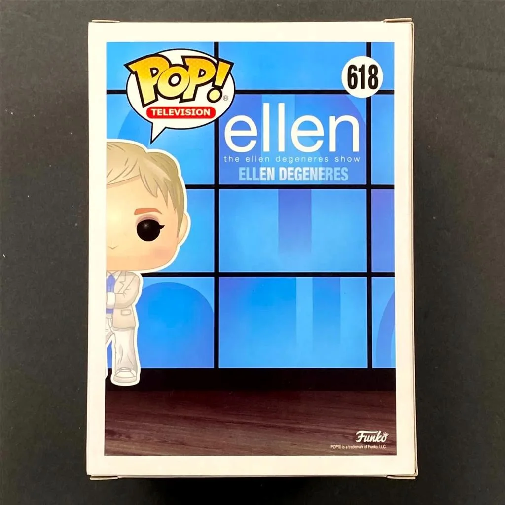 Ellen DeGeneres signed Funko Pop! Figure 618 autograph (B) ~ JSA, image 4